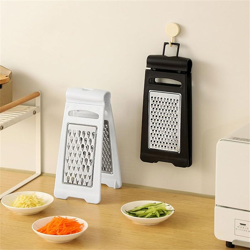 Black Double Sided Vegetable Grater Slicer Easy to Use Kitchen Food Cutter Tool - Image 3